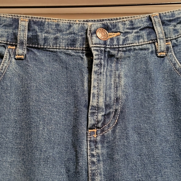 Old Navy Blue Denim Maxi Skirt Size 6 - Picture 9 of 10